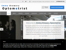 Tablet Screenshot of emmadreweryoptometrist.com